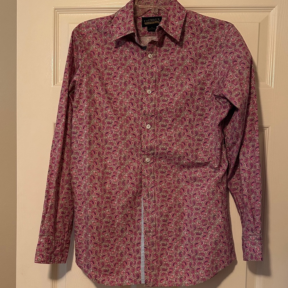 Robert Graham Pink Paisley Button Down Shirt